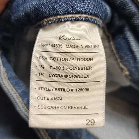 KanCan High Rise Ripped Cropped Jean - Picture 7 of 9